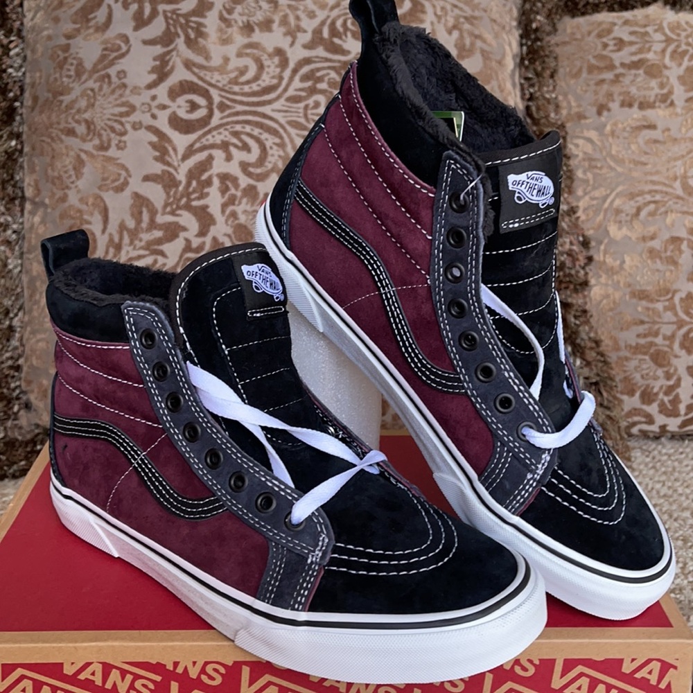 Vans Men’s Sk8-Hi Mte Port Royal/Black Boots Cold Weather Sneakers - Picture 8 of 16